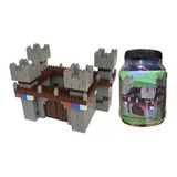 Castillo Encastre Ladrillos Medieval Minecraf 375pzs 