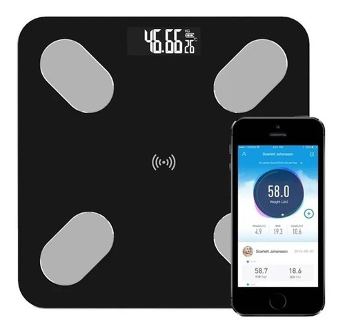 Balanza Pesa Digital Bluetooth Inteligente App Smart Imc Bañ
