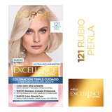 Kit Tintura L'oréal Paris  Excellence Kit Tintura L'oréal Paris Excellence Creme Tono 121 Rubio Ultra Claro Ceniza Para Cabello