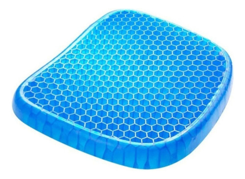 Almofada Assento Gel Silicone Ortopédica Egg Sit Com Capa