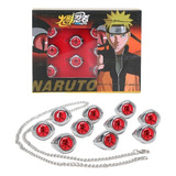 Anéis De Membro Da Akatsuki Naruto 10 Peças