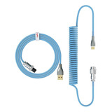 Cable De Teclado Usb Tipo C En Espiral De 1,8 M For Línea