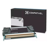C748h1kg Toner Compatível Para Lexmark C746 C748 X746 X748