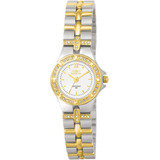 Reloj  0133 Para Mujer De Acero Inoxidable Chapado En Oro