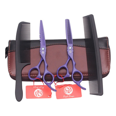 Tijeras Estilista Barberia  Degrafilado Kit 2 Peines 5.5  | Meses sin interés