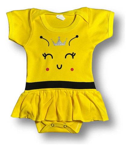 Body Bebê Temático Fantasia Personagem Mesversário + Brinde
