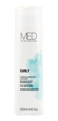 Condicionador Cachos Curly Med For You Profissional 250ml