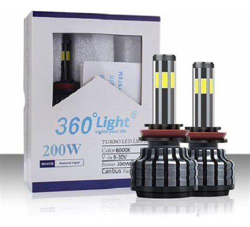 Par Focos Led 6 Caras Led Focos Delanteros Alta Y Baja 360