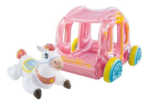 Inflable Infantil Carruaje Princesa C/caballo Intex N#u#e#v0