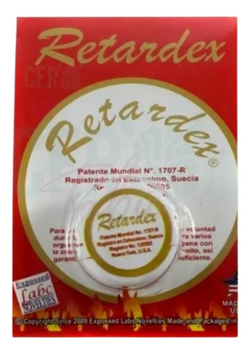 Lubricante Retardante Retard -ex Rojo 5gr X1 Und