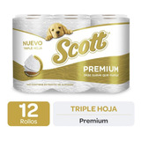 Papel Higiénico Scott Premium 12 Un 19 Mt