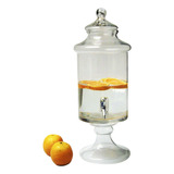  Dispenser Con Canilla Frasco Tarro Vidrio 4 L Limonada