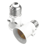 Conector Roscado Para Lámparas Led E27 220v (blanco)