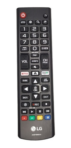 Controle LG Tv Netf/amz 65uj6585 Akb75095315 Original
