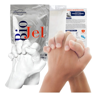 Alginato Para Moldes Kit 3d Escultura De Manos Biogel Refill | MercadoLibre