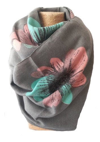 Pashmina Manton Cashmere Estampado 186 X 67cm