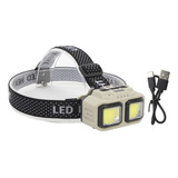 Diadema, Luz De Trabajo, Lámpara Led Recargable, Sensor De M