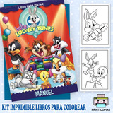 Kit Librito Para Pintar Y Personalizar Baby Looney Tunes