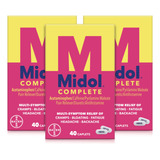 Midol Capsulas Completas Para Aliviar El Dolor Menstrual Con