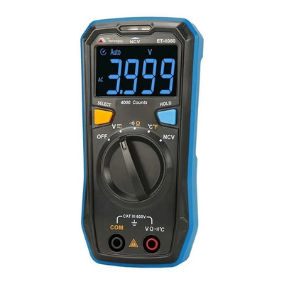 Multímetro Digital Auto Range Ncv Temperatura Et-1050 Minipa