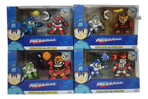 Megaman 8 Bits 30 Aniversario Colección Completa 4 Pack.