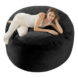 Silla De Bean Bag Grande Para Adultos/niños Con Relleno, 4 P