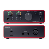 Focusrite Scarlett Solo 4ta Gen Placa De Sonido 2 Canales