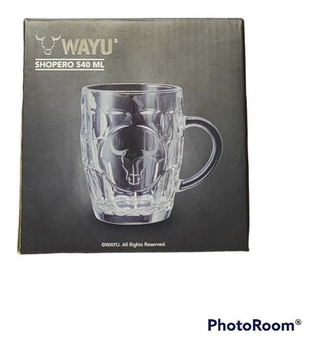 Vaso Shopero Vidrio Wayu 540ml Shopero Beer Cervecero Bar