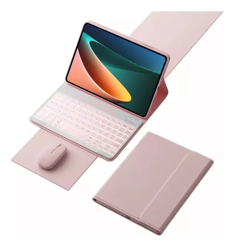 Funda Con Teclado Y Ratón Iluminada Para Redmi Pad Se De 11