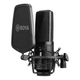 Micrófono Boya By-m1000 Condensador Multipatrón Negro