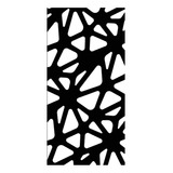 Panel Decorativo En Chapa 0.90 Calada 0.60x1.20m Mod Geometr