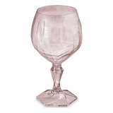 Taça Para Água Suco Uz Tango Transparente Rosa