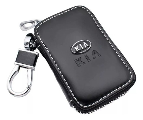 Llavero Funda Protección Cuero 360° Premium Auto Kia