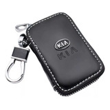 Llavero Funda Protección Cuero 360° Premium Auto Kia