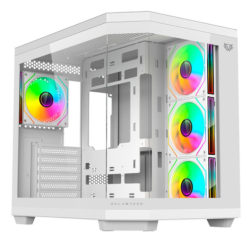 Gabinete Gamer Balam Rush  Media Torre Tank Master Atx 4 Fan