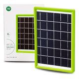 Carregador Painel Solar 6w Portátil 5em1 Uso Externo