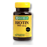 Biotin 900 Mcg X100 Tabletas Biotin - Unidad a $539