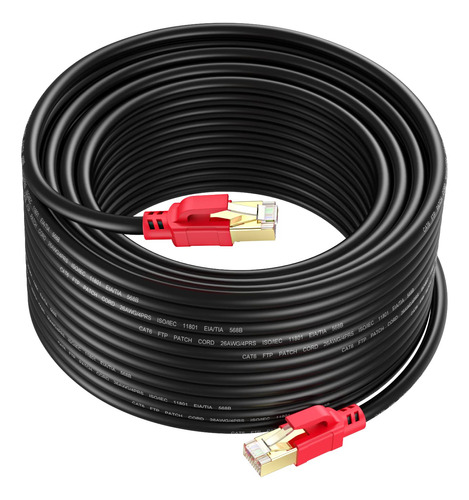 Wawpi Cable Ethernet Cat6 De 250 Pies, Cable De Internet De