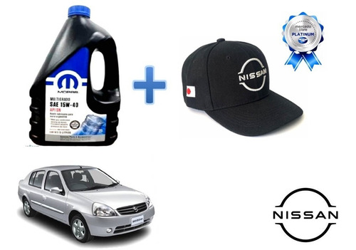 Garrafa Aceite Mopar + Gorra Nissan Platina 2002 A 2010