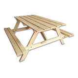 Mesa De Picnic Y Camping Madera Económica