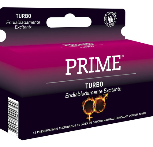 Preservativo Prime Turbo Texturado X 12 Un