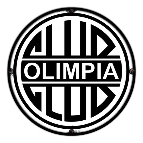 #749 - Cuadro Decorativo - Olimpia Paraguay Fútbol No Chapa 