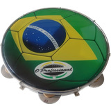 Pandeiro Samba 11 Polegadas Pele Do Brasil O Profissional