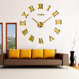 Reloj De Pared Mila 3d Sin Marco, Pegatinas Grandes, Decorac