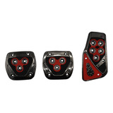 Kit Cubre Pedal Para Estandar Negro/rojo