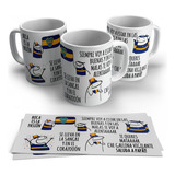 Taza De Cerámica Personalizada - Boca Juniors - Flork