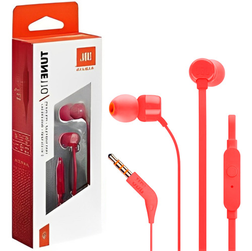 Jbl T110 Headset Fones De Ouvido Microfone Com Fio