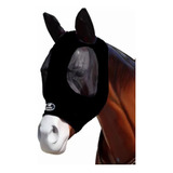 Máscara De Proteção Contra Moscas Para Cavalos - Preta