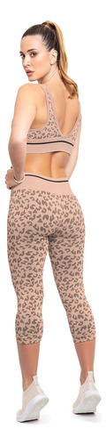 Calza Pescadora Leopardo Jc Sin Costura Art 10196 Cocot 