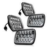 Unidad Faro 15 Led 5x7 Rectangular Luz Alta Y Baja 2 Pares